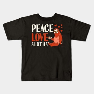 Sloth Coffee Kids T-Shirt